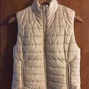 Anne Taylor Loft Polka Dot Vest